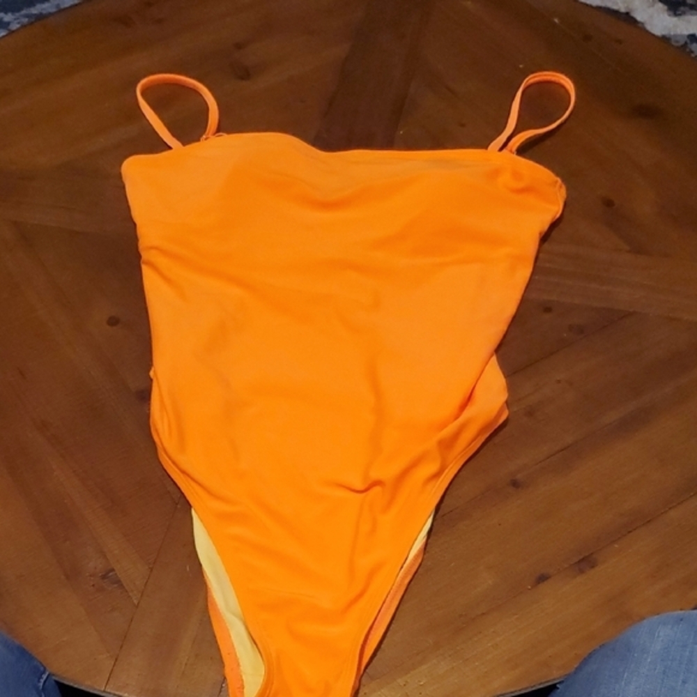 RELLECIGA Orange One Piece Swimsuit - Picture 1 of 3